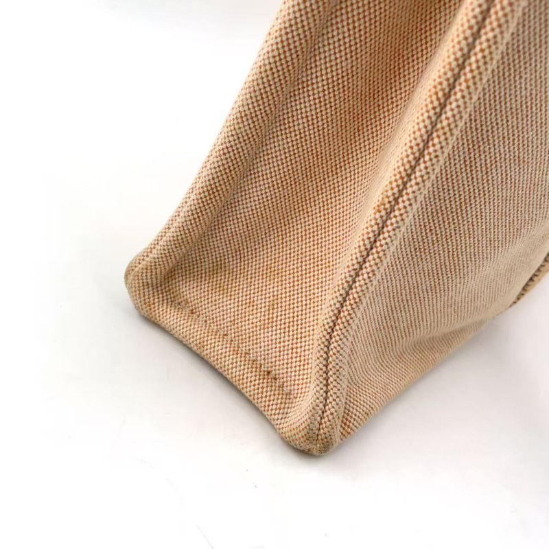 Hermes New Fourre Tout Tote MM Canvas Beige Tote Silver