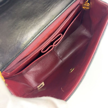 Chanel Matelasse Chain Serial No 1 Lambskin Black Shoulder Bag Gold