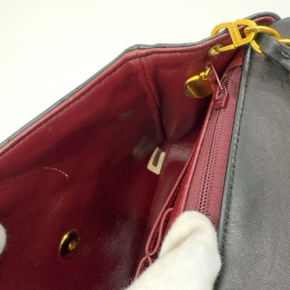 Chanel Matelasse Chain Serial No 1 Lambskin Black Shoulder Bag Gold