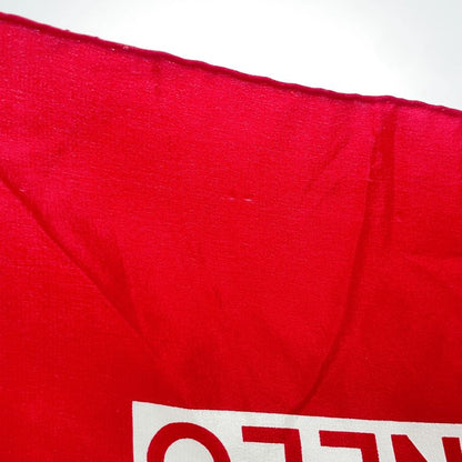 Chanel Matelasse Chain Shoulder Bag Patterned Silk Ivory And Red Scarf