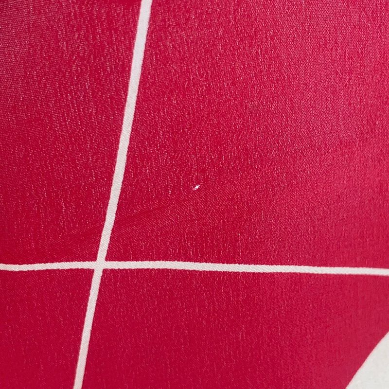 Chanel Matelasse Chain Shoulder Bag Patterned Silk Ivory And Red Scarf