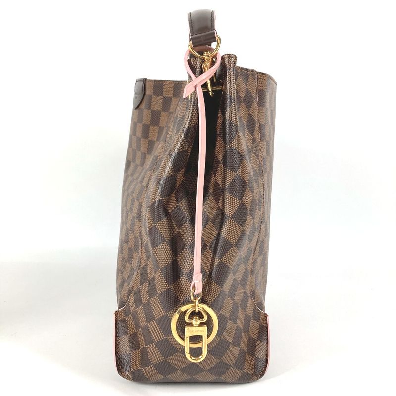 Louis Vuitton Shoulder Bag Caissa Hobo Caissa Hobo N41556 Damier Canvas Ebène