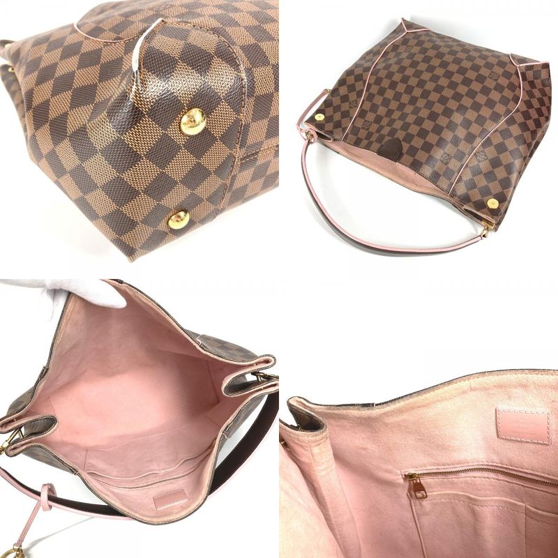 Louis Vuitton Shoulder Bag Caissa Hobo Caissa Hobo N41556 Damier Canvas Ebène