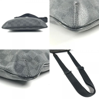 Louis Vuitton Shoulder Bag Thomas N58028 Damier Graphite Canvas Black