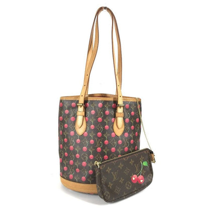 Louis Vuitton Shoulder Bag Bucket PM Bucket PM M95012 Monogram Canvas Red