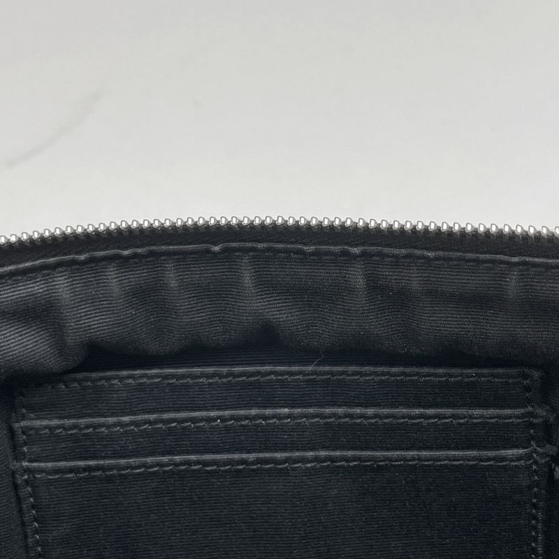 Saint Laurent Logo Waist Bag Waist Pouch Belt Bag Body Bag Canvas White Blue