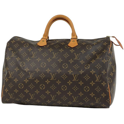 Louis Vuitton Speedy 40 Boston Bag Handbag Monogram Brown M41522 Women