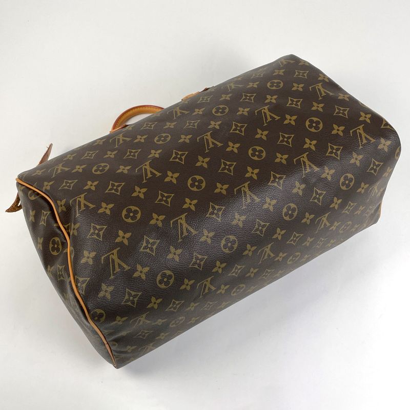 Louis Vuitton Speedy 40 Boston Bag Handbag Monogram Brown M41522 Women