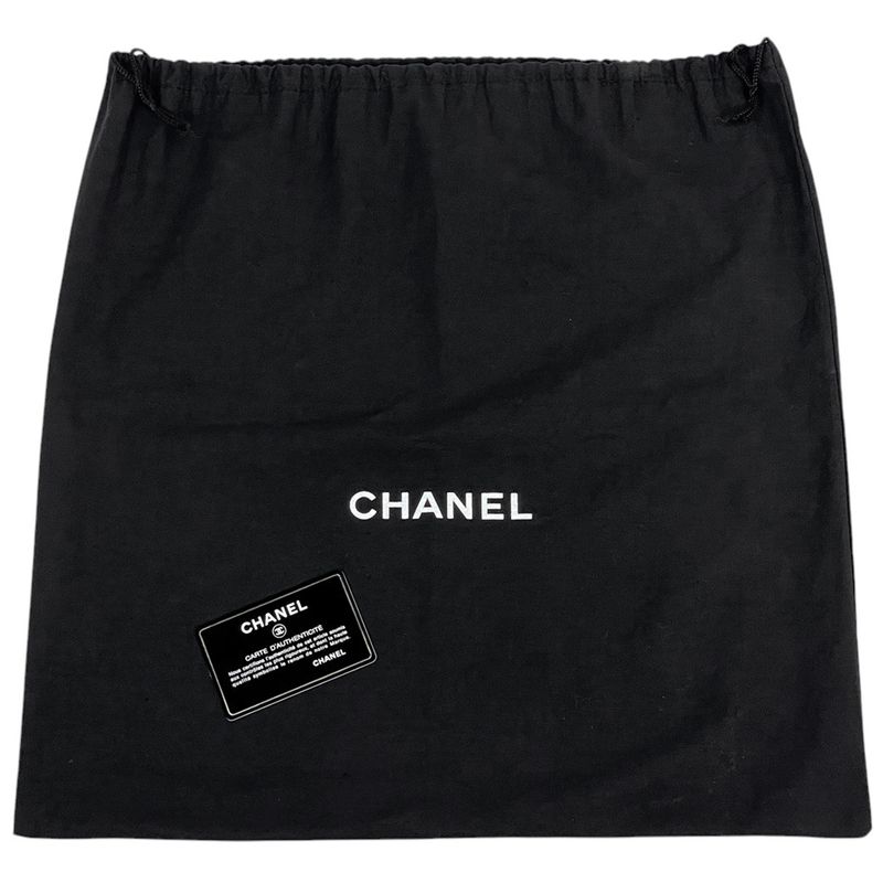 Chanel Executive Line Tote Coco Mark Handbag Tote Leather Black Women