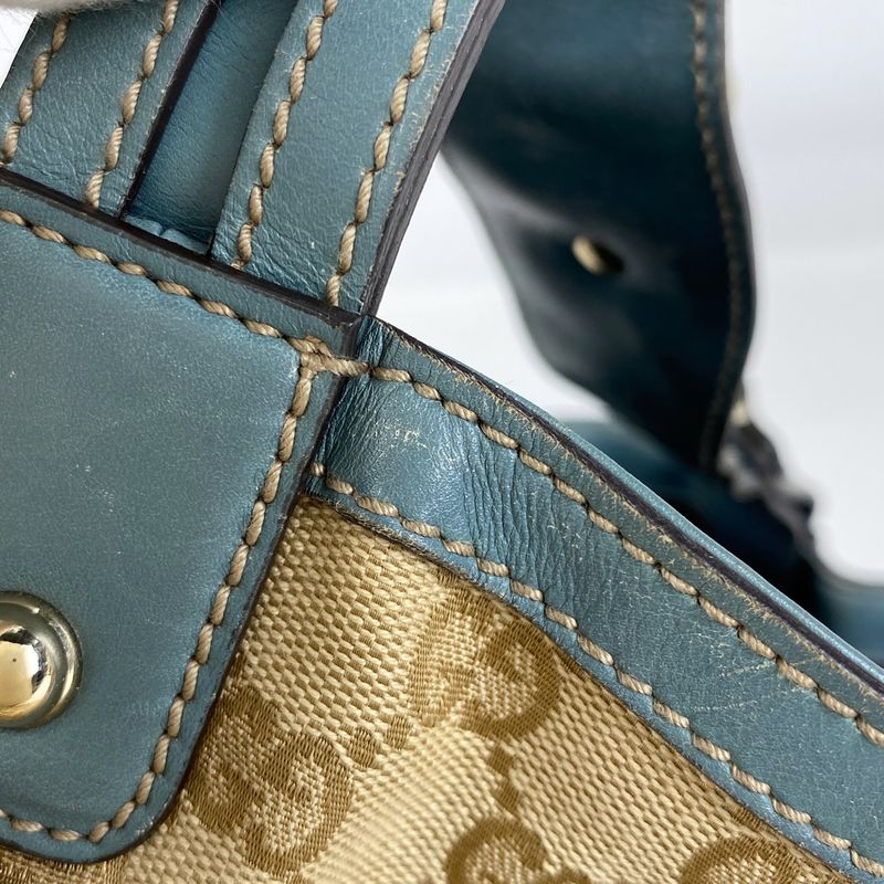 Gucci GG Pattern Shoulder Bag Horsebit One Shoulder Bag GG Canvas Brown 170014