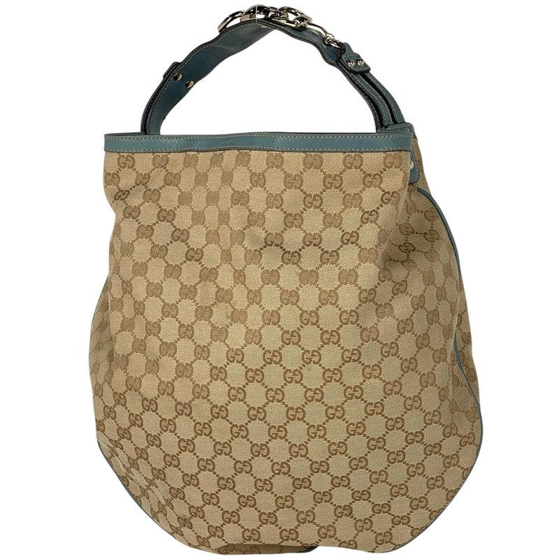 Gucci GG Pattern Shoulder Bag Horsebit One Shoulder Bag GG Canvas Brown 170014