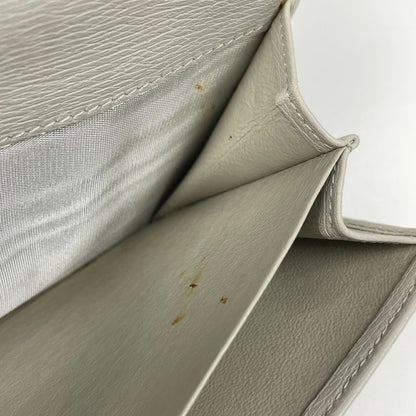 Gucci Jackie Line Fold Long Wallet 03520312134 Long Wallet Leather Gray Ladies