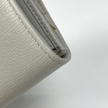 Gucci Jackie Line Fold Long Wallet 03520312134 Long Wallet Leather Gray Ladies