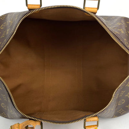 Louis Vuitton Keepall 45 Handbag Travel Business Boston Bag Monogram Brown