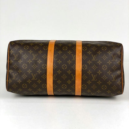 Louis Vuitton Keepall 45 Handbag Travel Business Boston Bag Monogram Brown