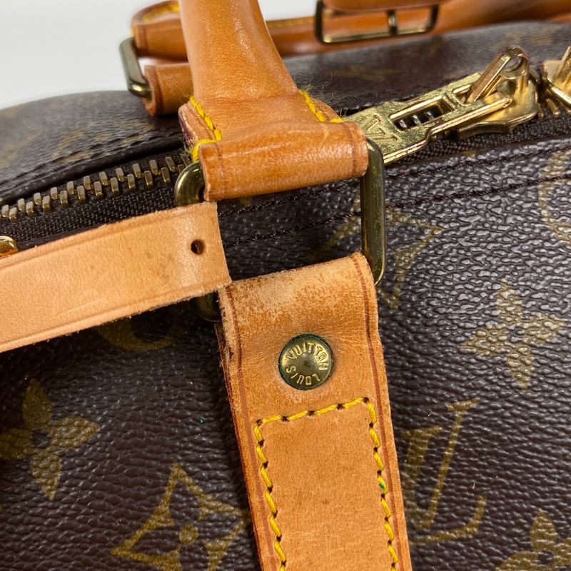 Louis Vuitton Keepall 45 Handbag Travel Business Boston Bag Monogram Brown