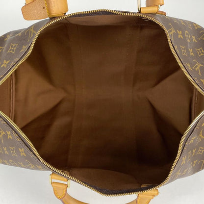 Louis Vuitton Keepall 50 Handbag Travel Business Boston Bag Monogram Brown