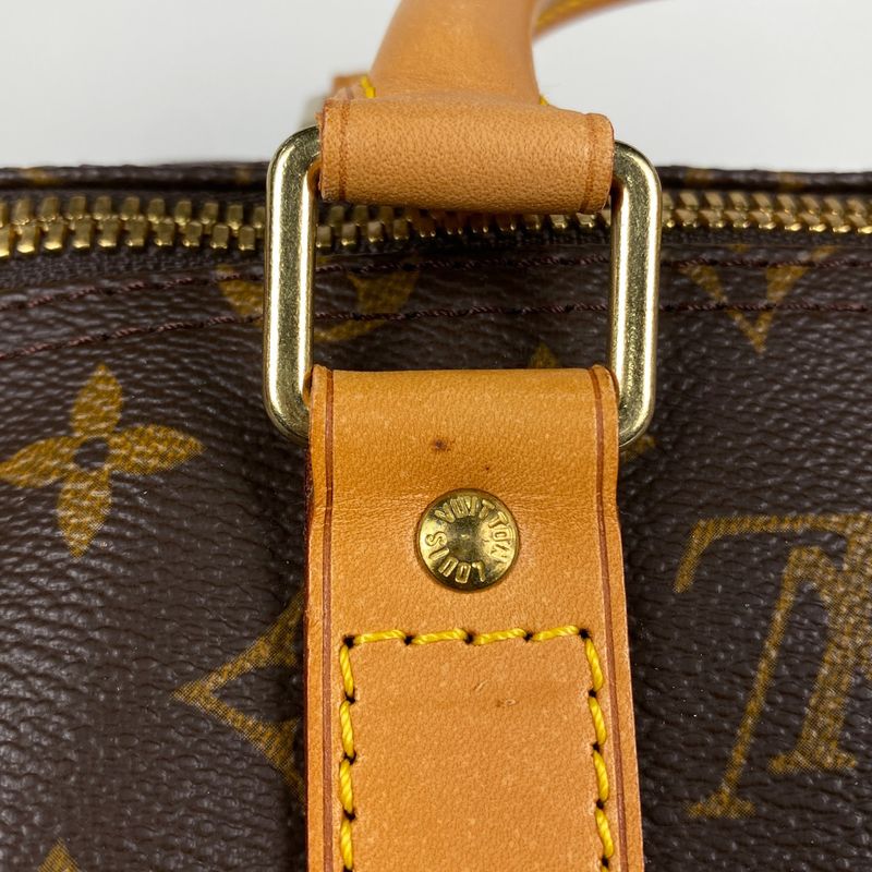 Louis Vuitton Keepall 50 Handbag Travel Business Boston Bag Monogram Brown