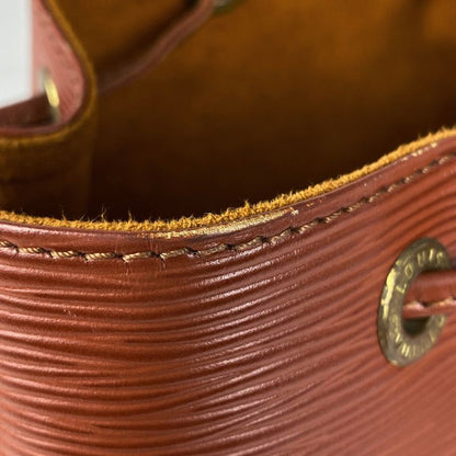 Louis Vuitton Petit Noe One Shoulder Drawstring Shape Shoulder Bag Epi Kenyan