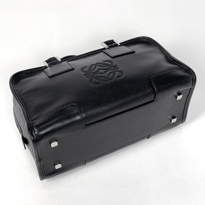 Loewe Amazona 28 Anagram Tote Handbag Leather Black Women