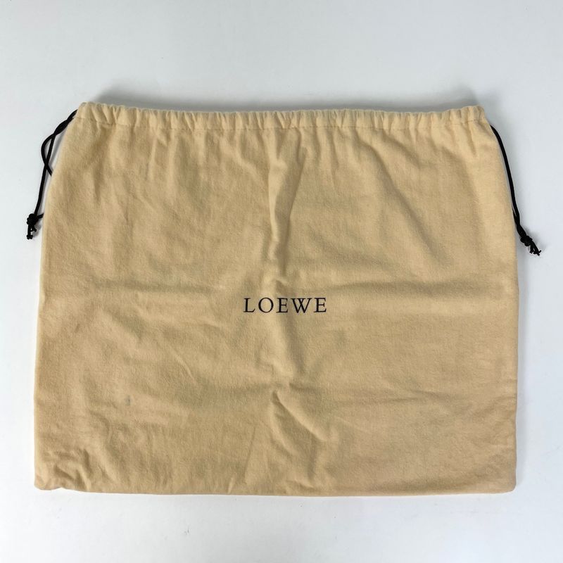 Loewe Amazona 28 Anagram Tote Handbag Leather Black Women