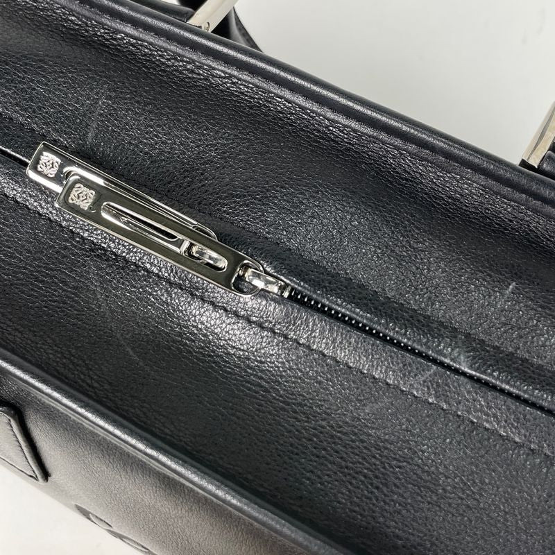 Loewe Amazona 28 Anagram Tote Handbag Leather Black Women