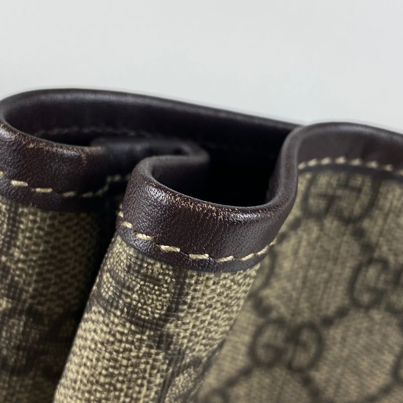 Gucci GG Pattern Tote Shoulder Bag Tote Bag Coated Canvas Brown 223668 Women