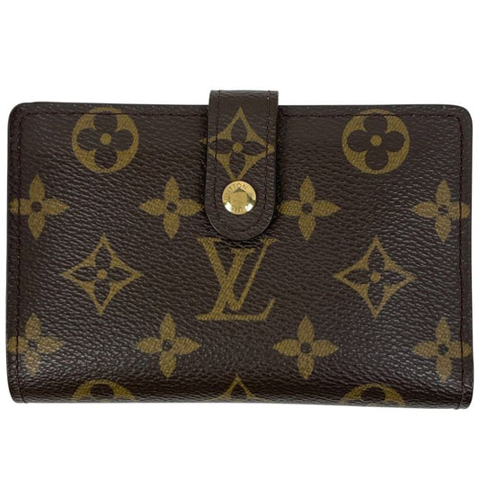 Louis Vuitton Porte Monet Vieux Viennois Billfold Coin Purse Clasp Fold Wallet