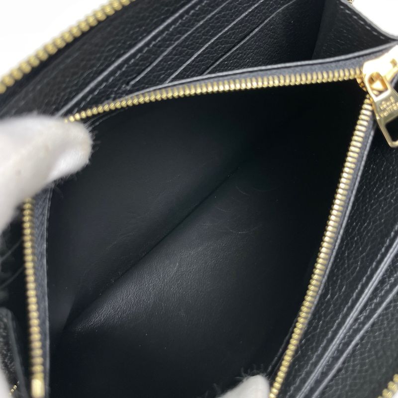 Louis Vuitton Zippy Wallet Round Zipper Bicolor Long Wallet Monogram Empreinte