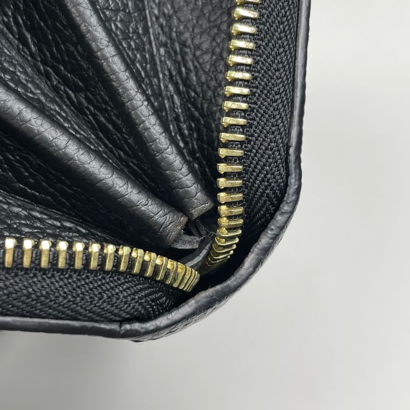 Louis Vuitton Zippy Wallet Round Zipper Bicolor Long Wallet Monogram Empreinte