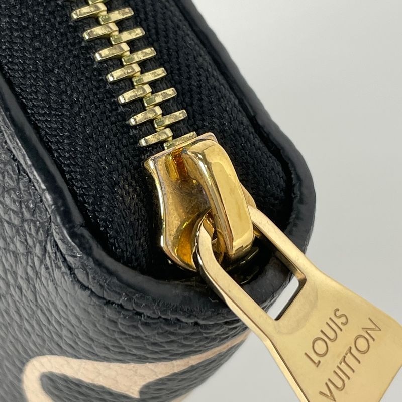 Louis Vuitton Zippy Wallet Round Zipper Bicolor Long Wallet Monogram Empreinte