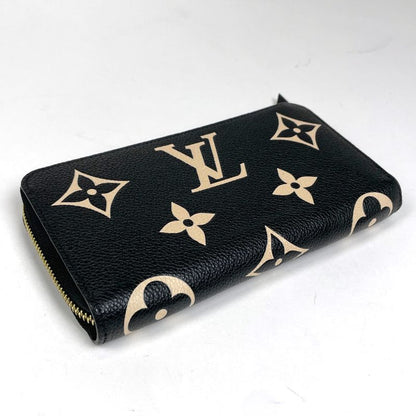 Louis Vuitton Zippy Wallet Round Zipper Bicolor Long Wallet Monogram Empreinte