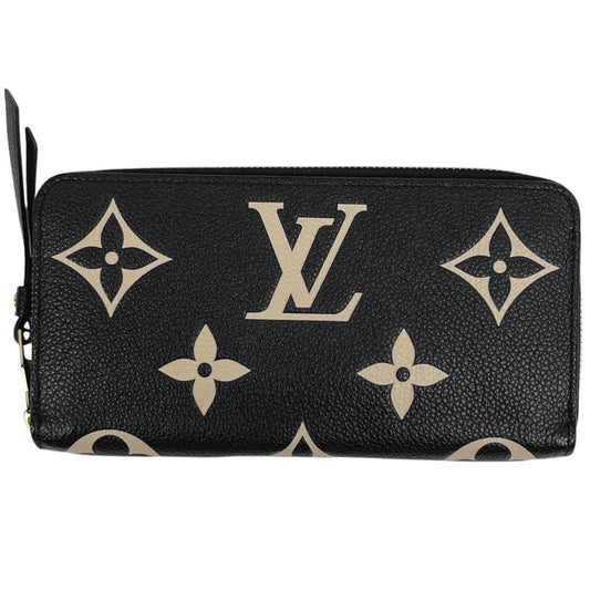 Louis Vuitton Zippy Wallet Round Zipper Bicolor Long Wallet Monogram Empreinte