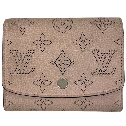 Louis Vuitton Portefeuille Iris Compact Billfold Coin Purse Perforated Bifold