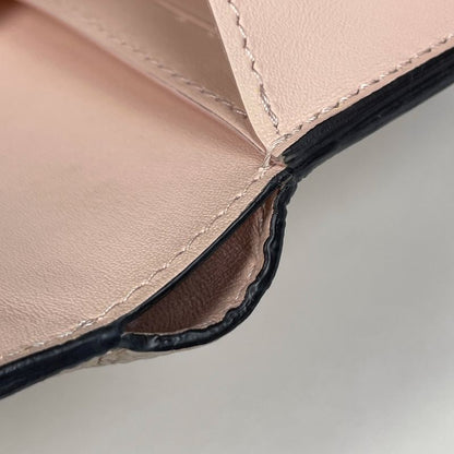 Louis Vuitton Portefeuille Iris Compact Billfold Coin Purse Perforated Bifold