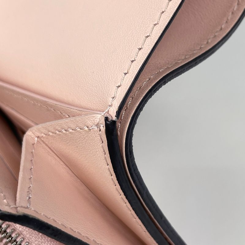 Louis Vuitton Portefeuille Iris Compact Billfold Coin Purse Perforated Bifold