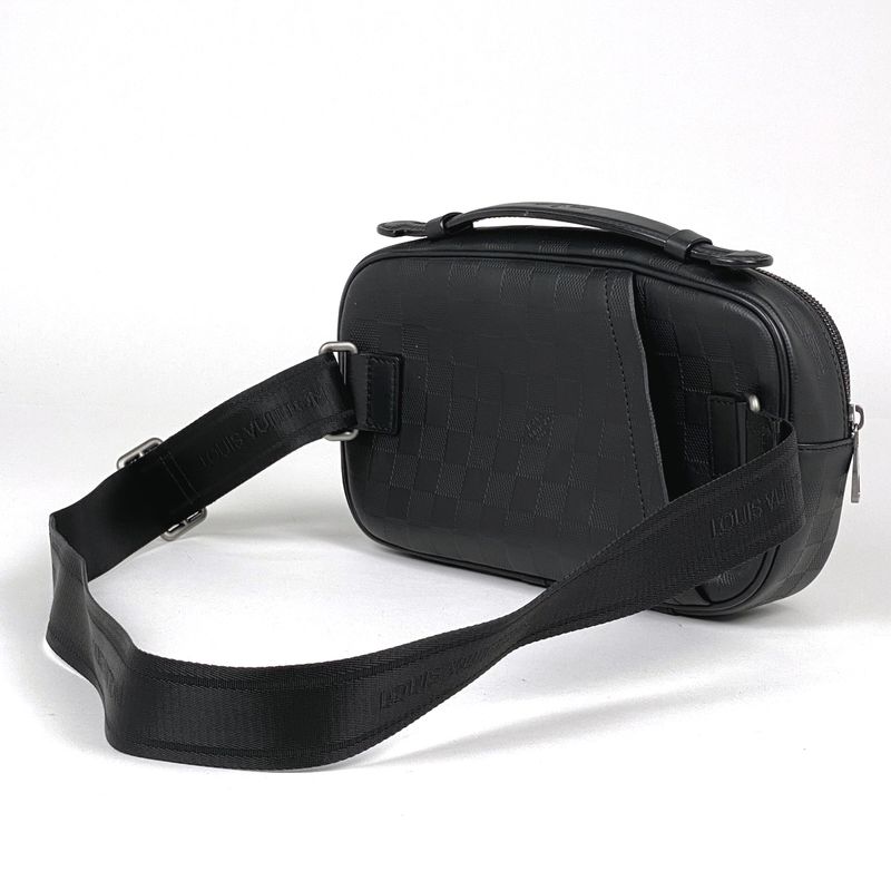 Louis Vuitton Ambler Waist Bag Handbag Body Bag Damier Infini Onyx (black)
