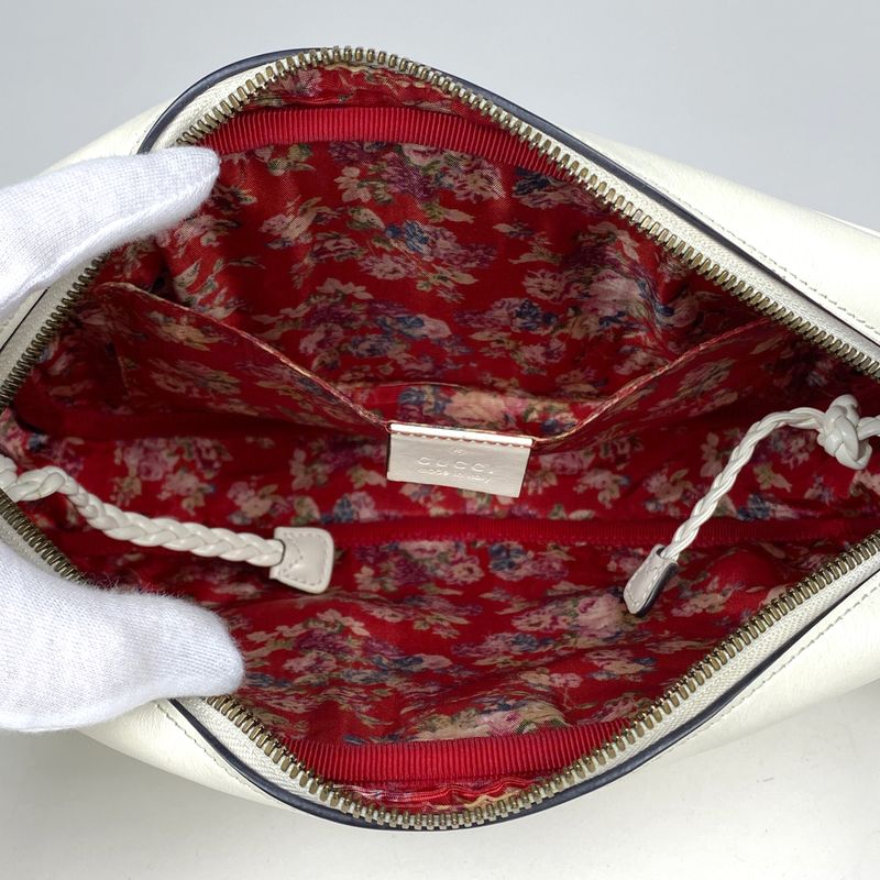 Gucci GG Marmont Shoulder Bag Quilted Double G Web Sherry Line Shoulder Bag