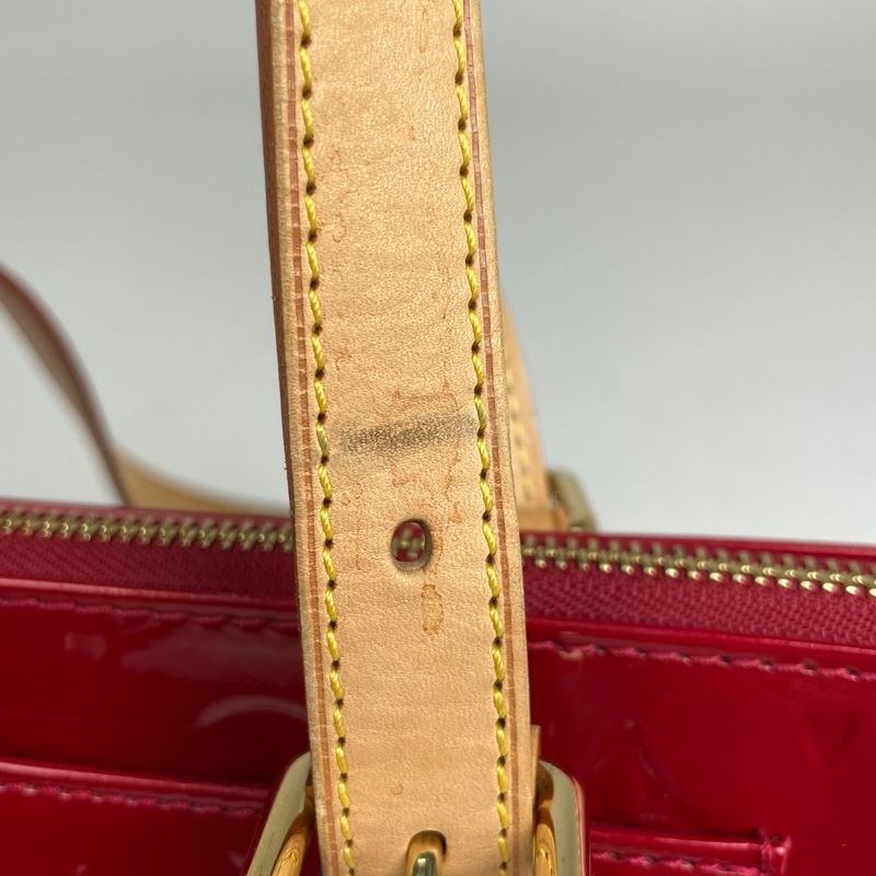 Louis Vuitton Rosewood Avenue Handbag Enamel Patent Shoulder Bag Monogram