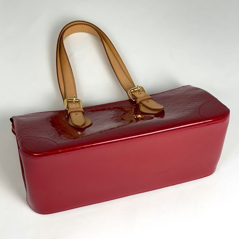 Louis Vuitton Rosewood Avenue Handbag Enamel Patent Shoulder Bag Monogram