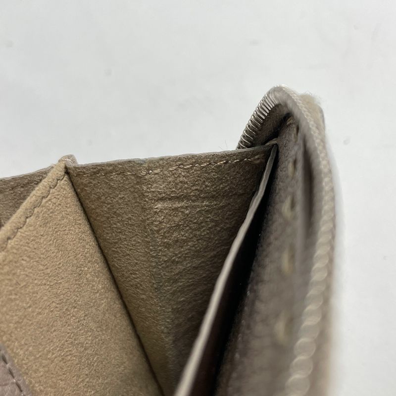 Fendi Selleria Round Zipper Coin Case Coin Purse Coin Case Leather Glaze 8m0313