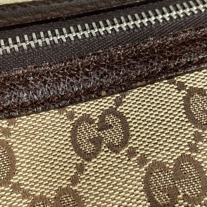 Gucci GG Pattern Shoulder Bag Sherry Line Web One Shoulder Bag GG Canvas Brown