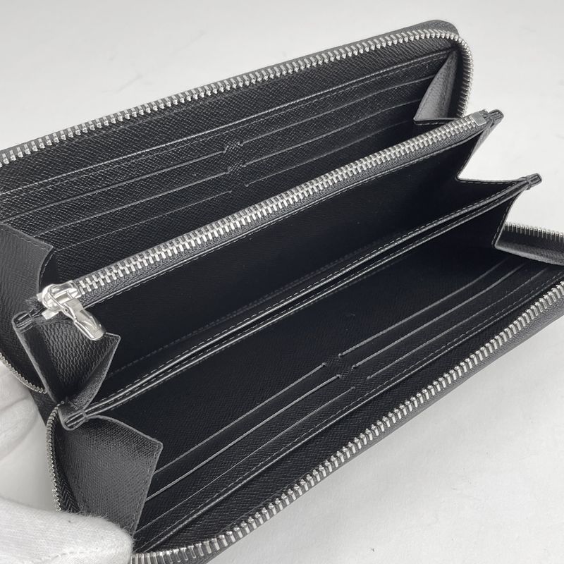 Louis Vuitton Zippy Wallet Round Zipper Billfold Coin Purse Long Wallet Epi