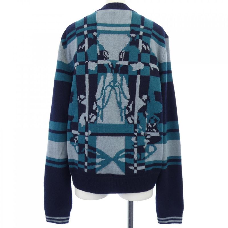 Hermes Brides DE GALA Tartan 3h2703dd Cardigan