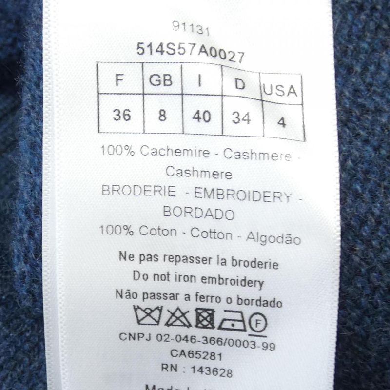 Christian DIOR Around THE Waorld 514s57a0027 Knit