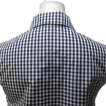 Yves Saint Laurent YVES Saint Laurent Silk Gingham Check Sleeveless Dress Long