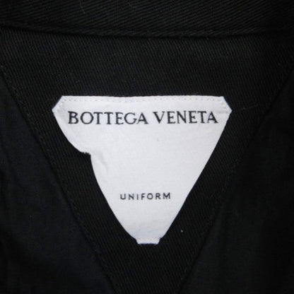 Bottega Veneta Cotton Work Shirt Short Sleeves Black 36 Approx S - GY14