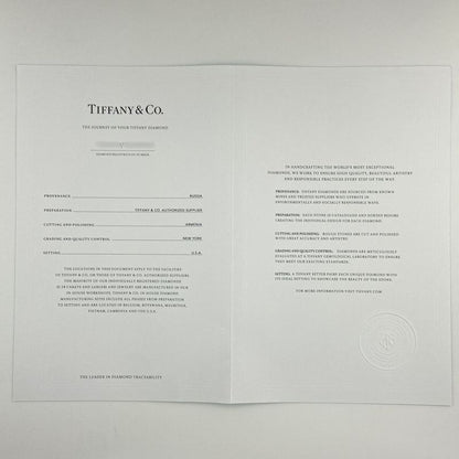 Tiffany & Co Tiffany & Co Solitaire Ring Platinum Ring Diamond Solitaire Ring