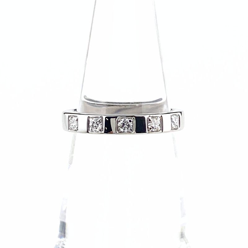 Bulgari Bvlgari Marie Mee Ring Platinum Ring Melee Diamond Ring Size 8 Pt950