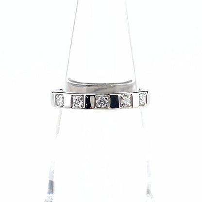 Bulgari Bvlgari Marie Mee Ring Platinum Ring Melee Diamond Ring Size 8 Pt950